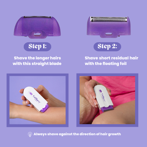 Epilator | Schmerzfreie Haarentfernung | Für Gesicht, Beine & Bikini