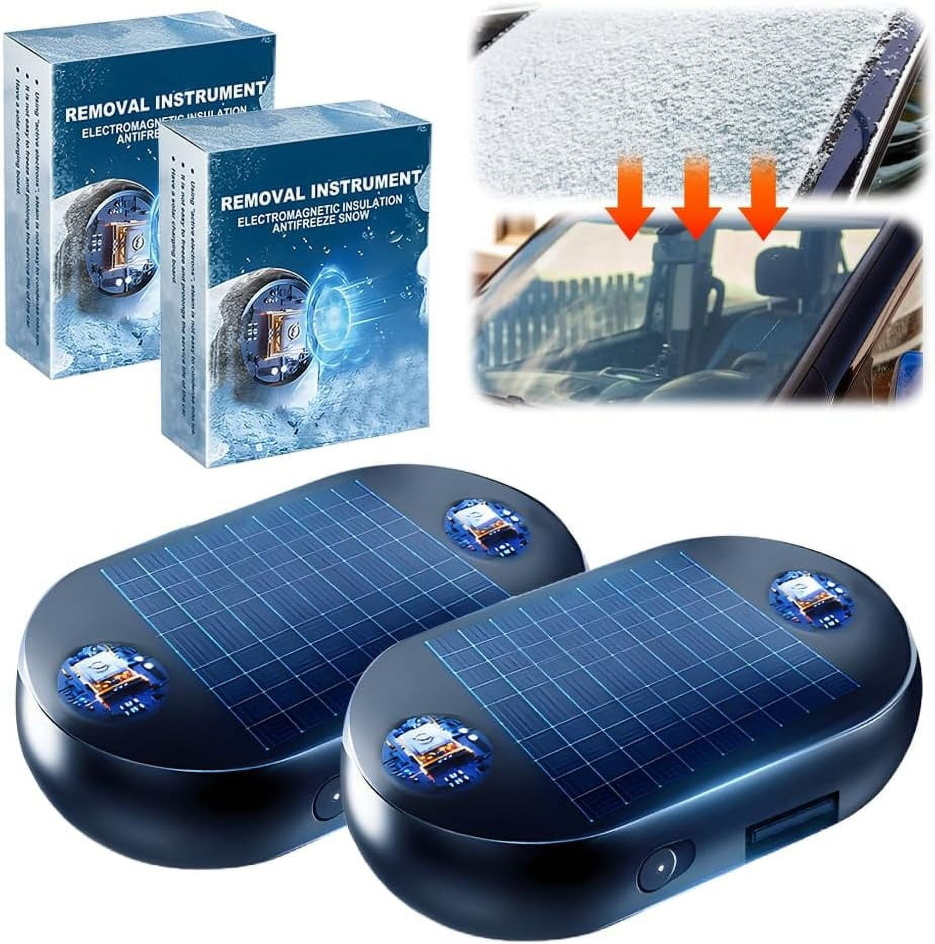 Solar-Enteisungsgerät | Schnelles Auto-Enteisen bei bis zu –20 °C | FrostLift