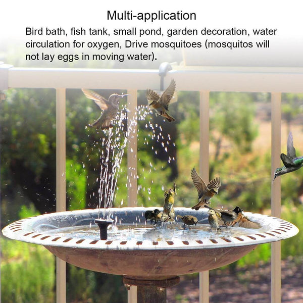 SolarFountain™ - Umweltfreundlicher Solarbrunnen für Gärten