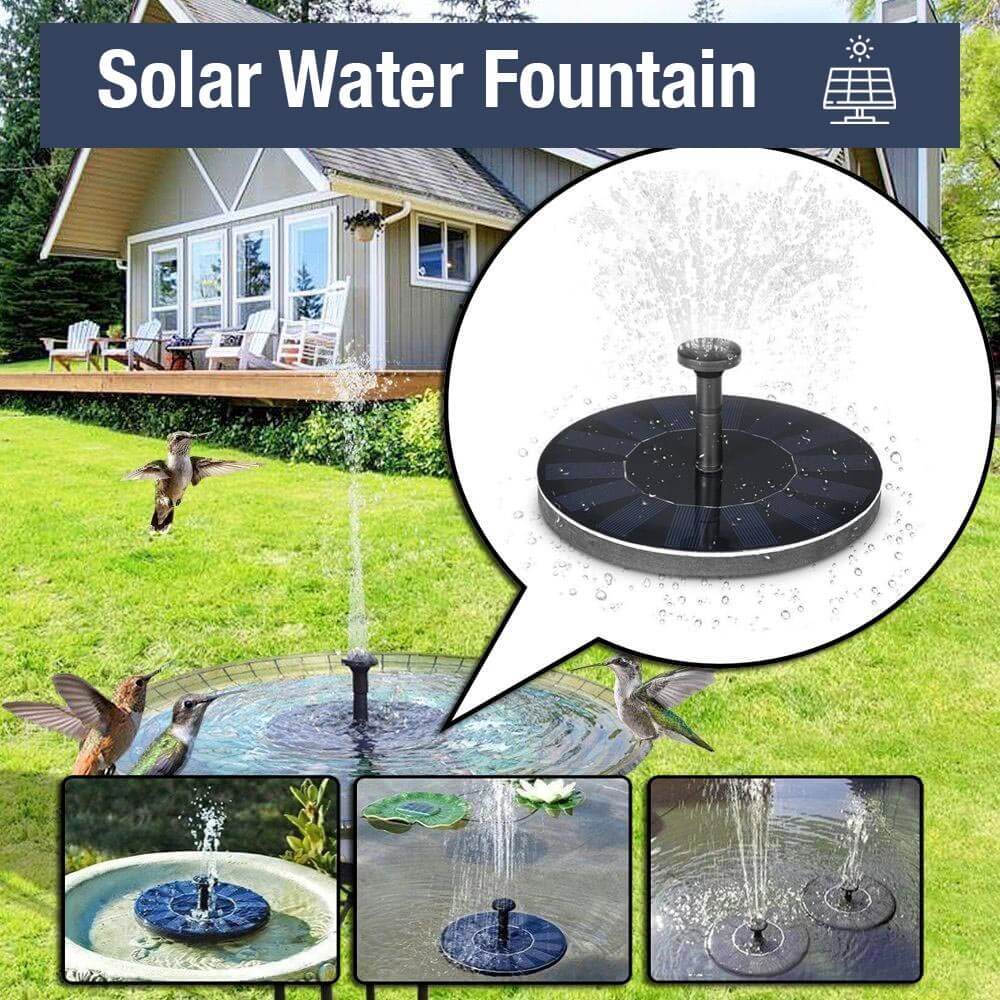 SolarFountain™ - Umweltfreundlicher Solarbrunnen für Gärten