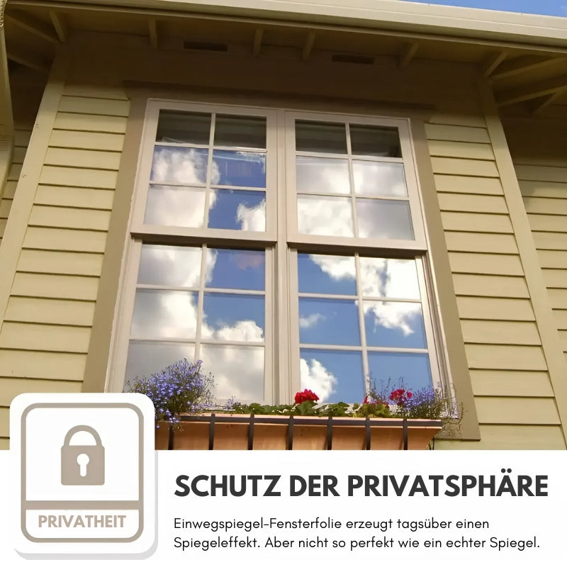 Wärmedämmende Sichtschutzfolie für Fenster™ - Bleiben Sie cool und privat!