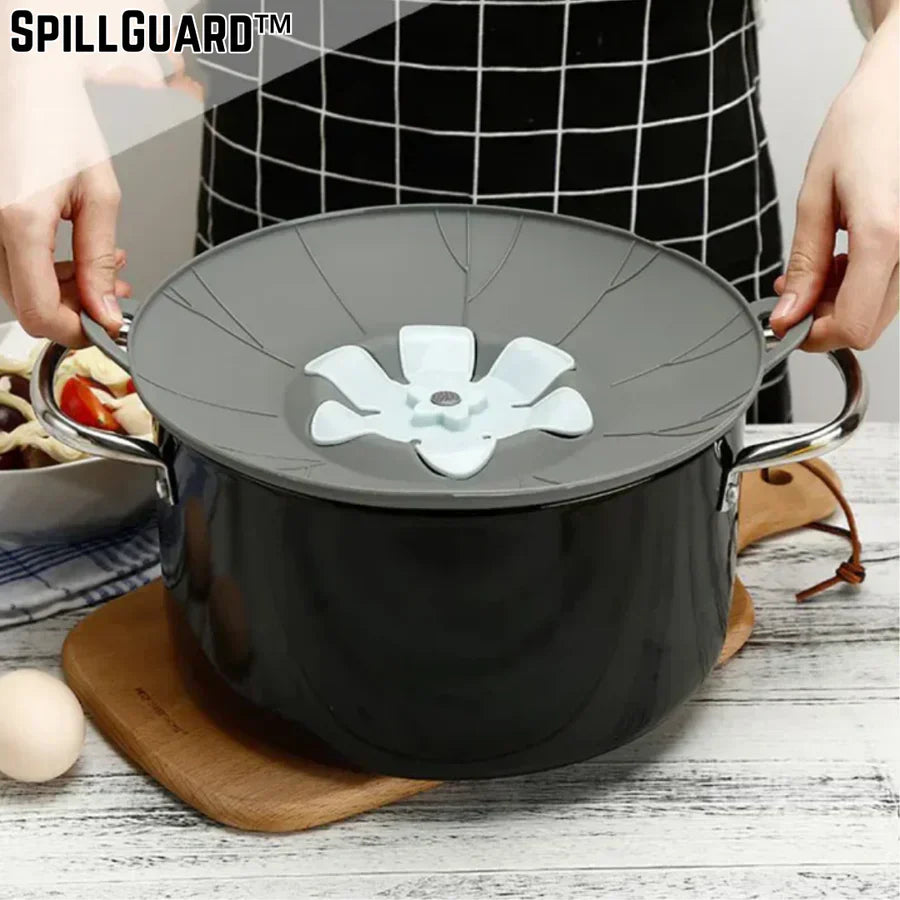 SpillGuard™ – Silikon-Deckel Überlaufschutz für Topf