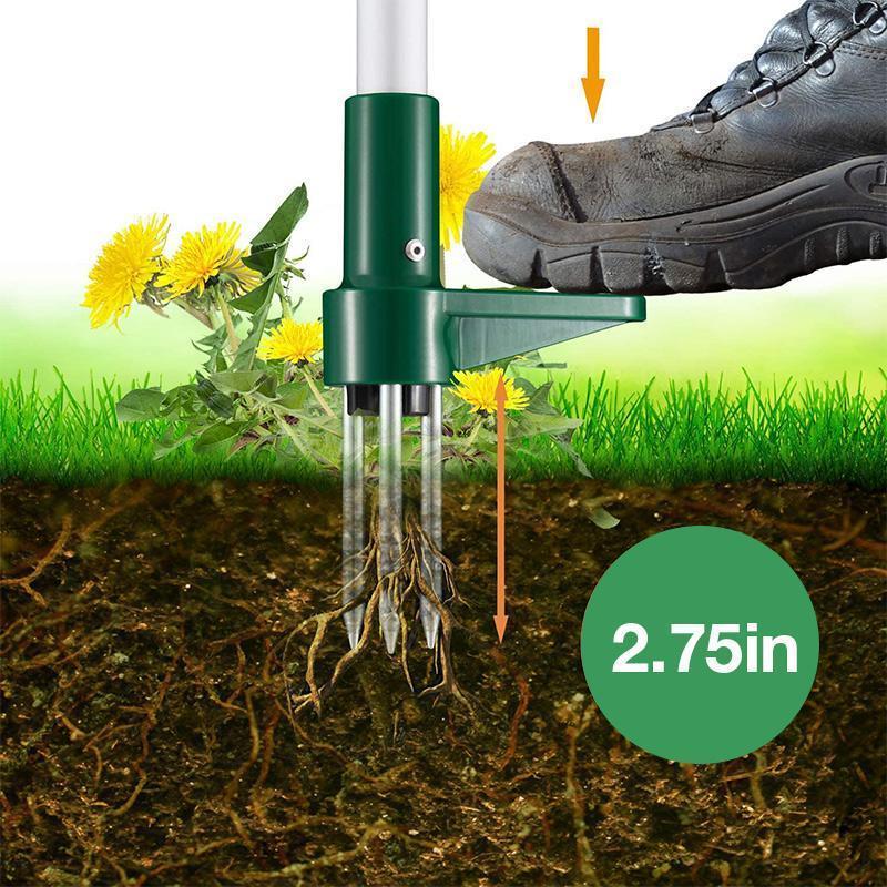 Unkrautentferner | RootRemover™ | Mühelos Wurzeln entfernen | Ergonomisches Design