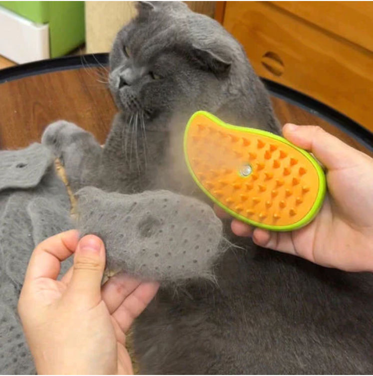 SteamBrush™ - Avocado-förmige Katzenpflegebürste (50% RABATT)