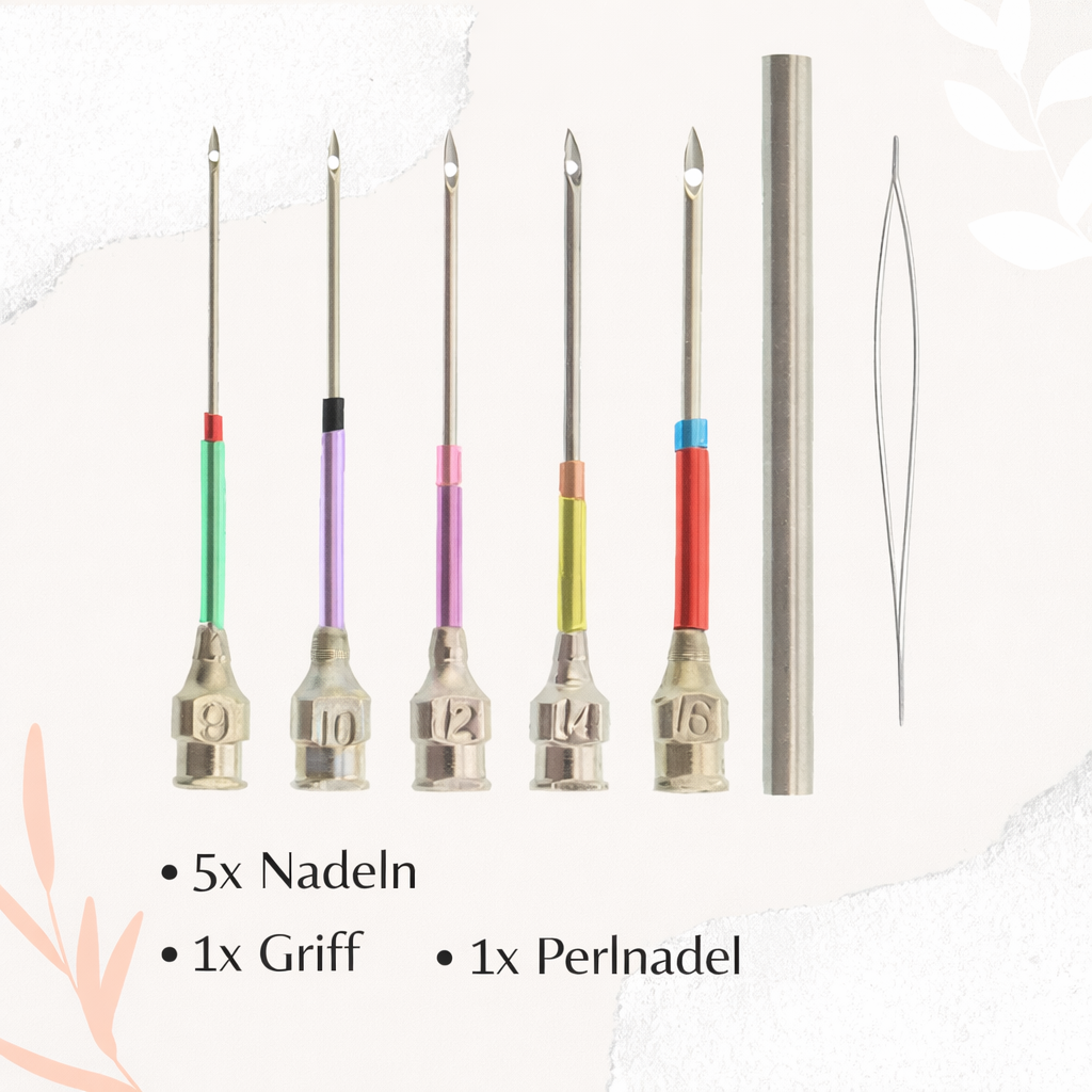 Sticknadel-Set | Einfaches Sticken | Farbcodierte Nadeln | EasyStitch