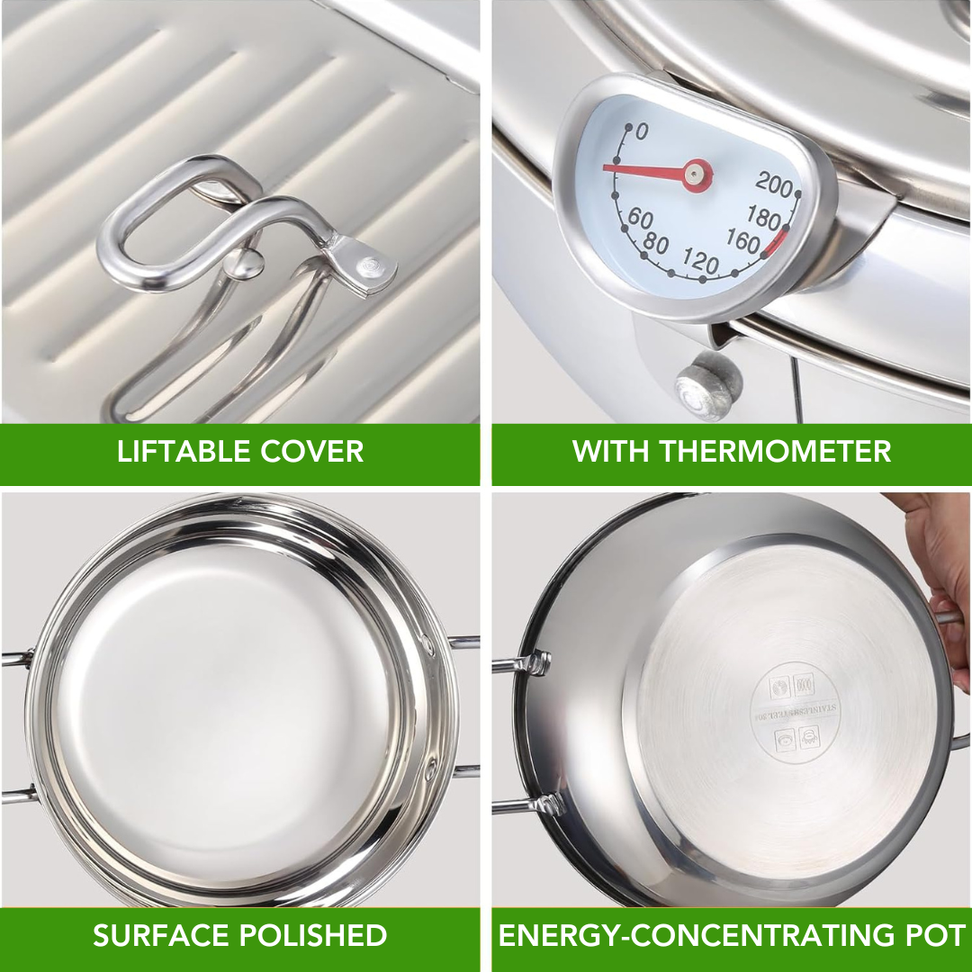 PotFry™ | Fritteuse mit Thermometer