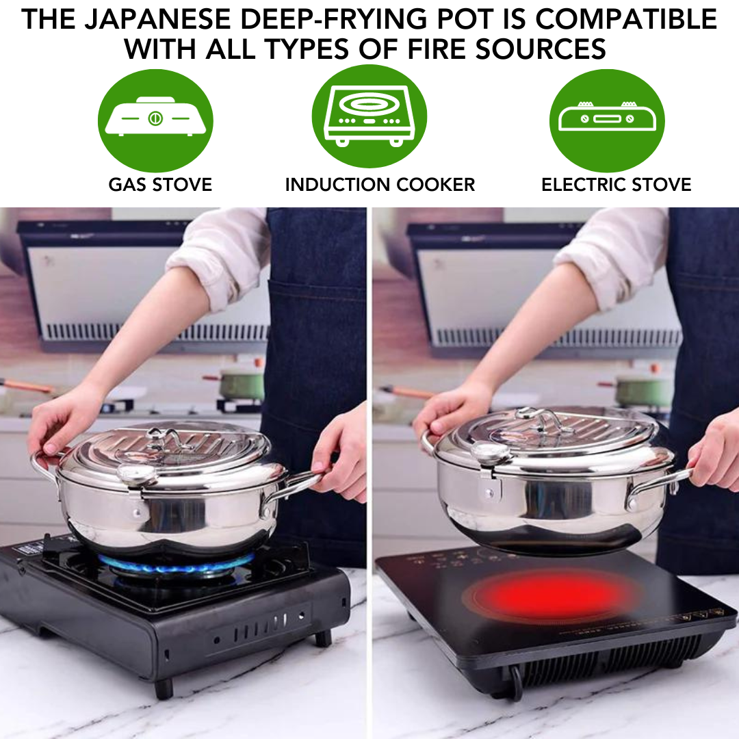 PotFry™ | Fritteuse mit Thermometer