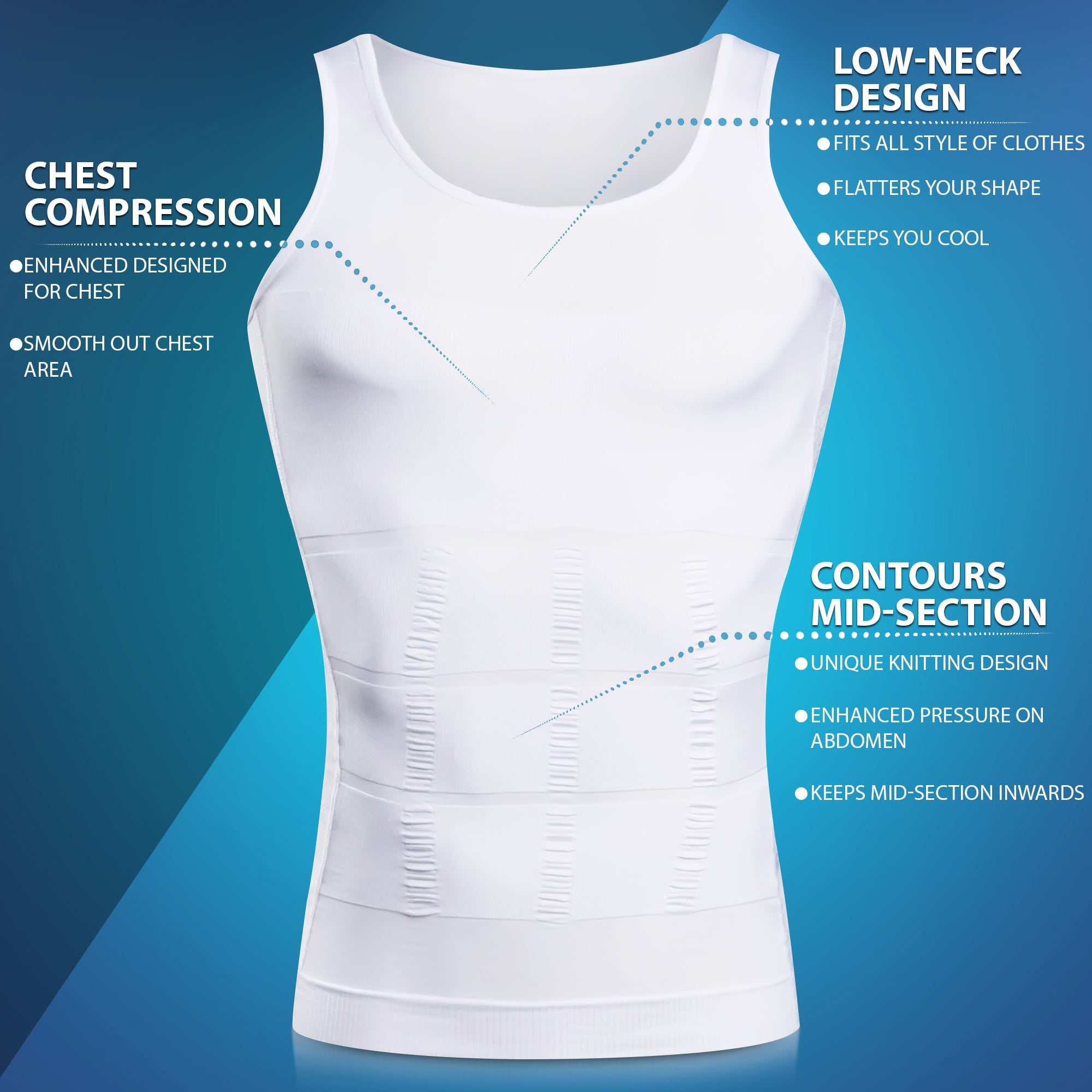 1+1 Gratis | NaturalPosture™ - Abnehmender Body Shaper unter Shirt