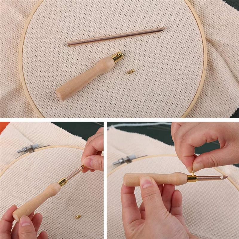 Sticknadel Set Ergonomisch | Präzisions-Stickwerkzeug | Handentlastend & Vielseitig | ThreadEase