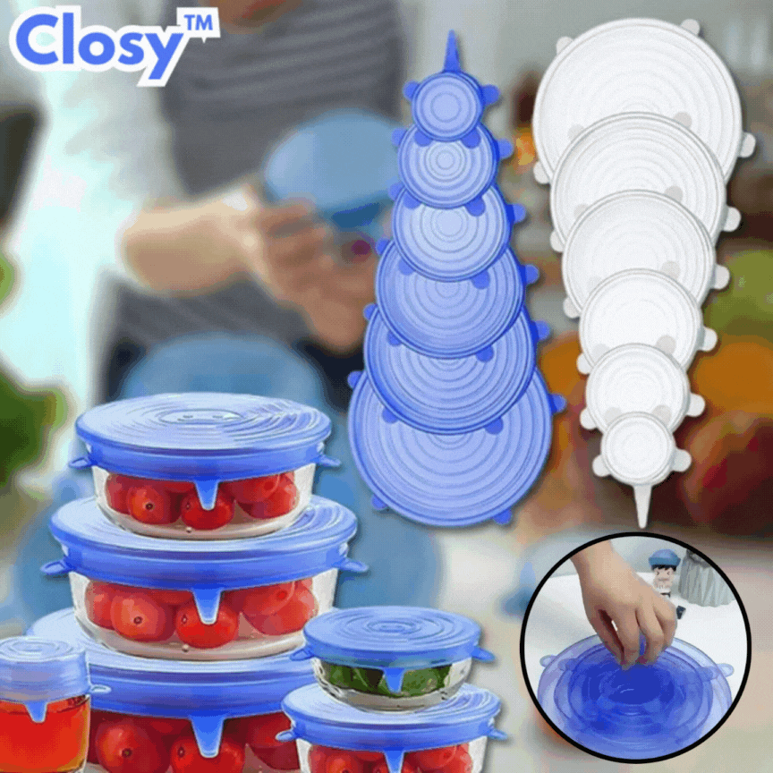 Closy™ | Küchen-Silikonkappen (12 Stück)