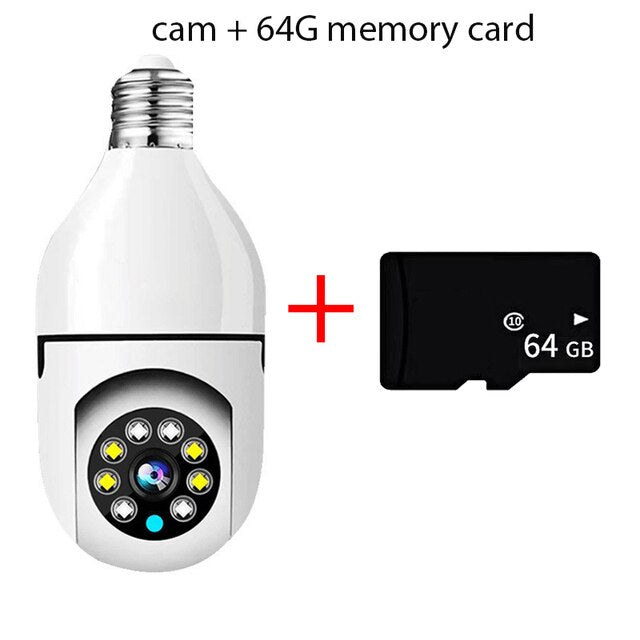 SafeView™ - Drahtlose Wifi Glühbirnenkamera Sicherheitskamera (50% Rabatt)