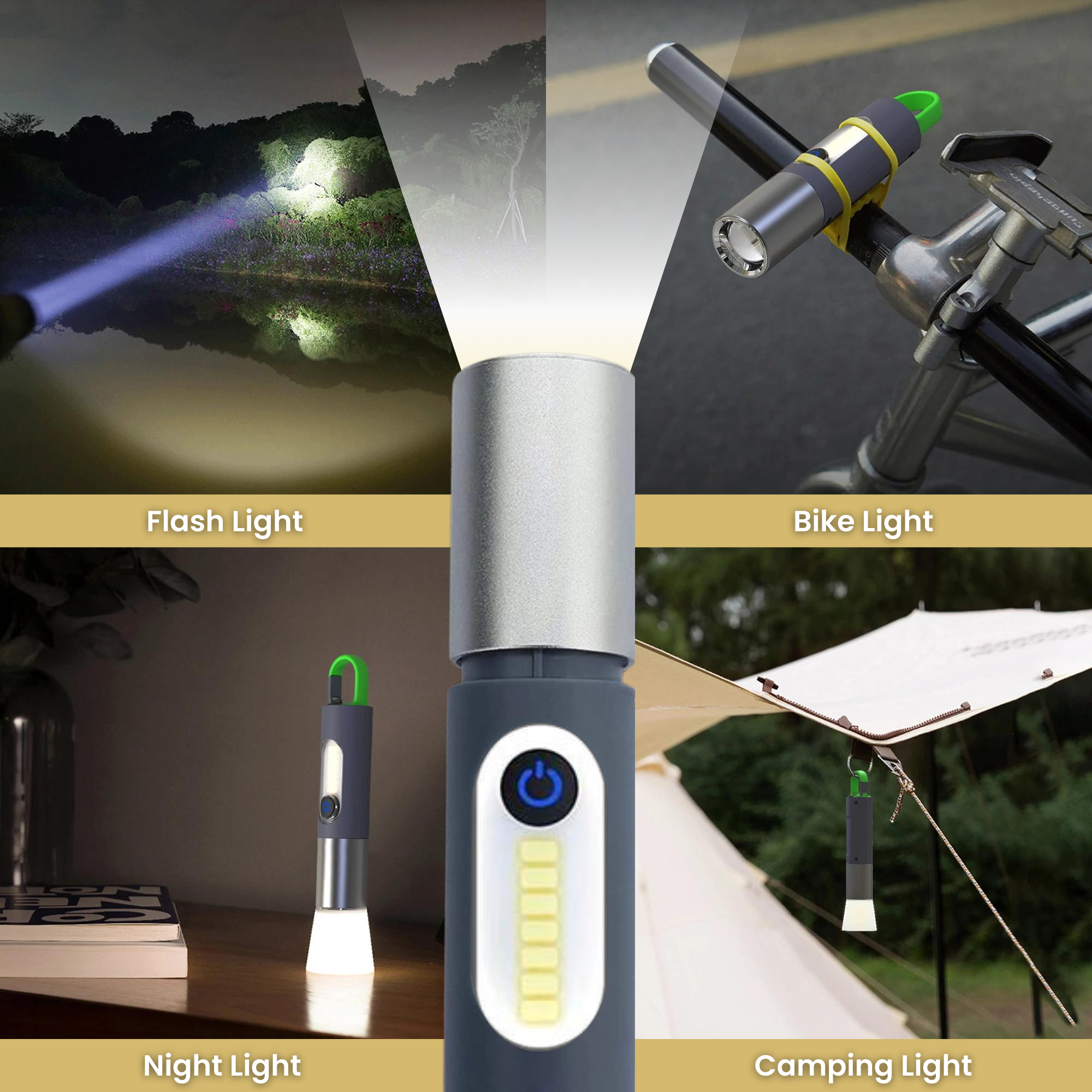 Zenlight™ - Wiederaufladbare LED-Taschenlampe
