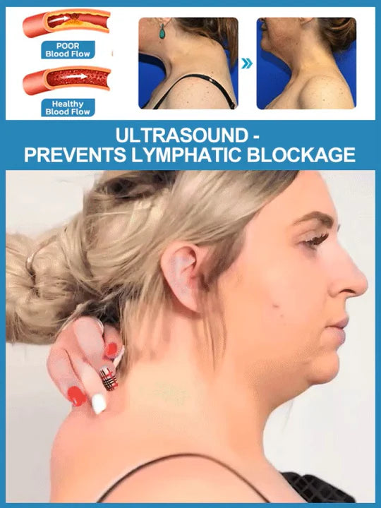 Ultraschall Lymphdrainagegerät für Nacken & Körper | Fett- & Cellulite-Reduktion | Muskelentspannung ohne Studio | ﻿﻿Vitalize