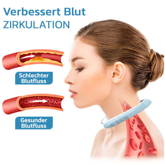 Ultraschall Lymphdrainagegerät für Nacken & Körper | Fett- & Cellulite-Reduktion | Muskelentspannung ohne Studio | ﻿﻿Vitalize