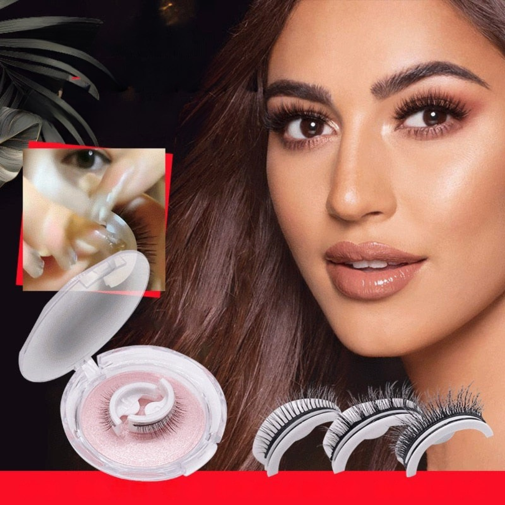 Vittoria™ – Wiederverwendbare Selbstklebende Wimpern (50% RABATT)