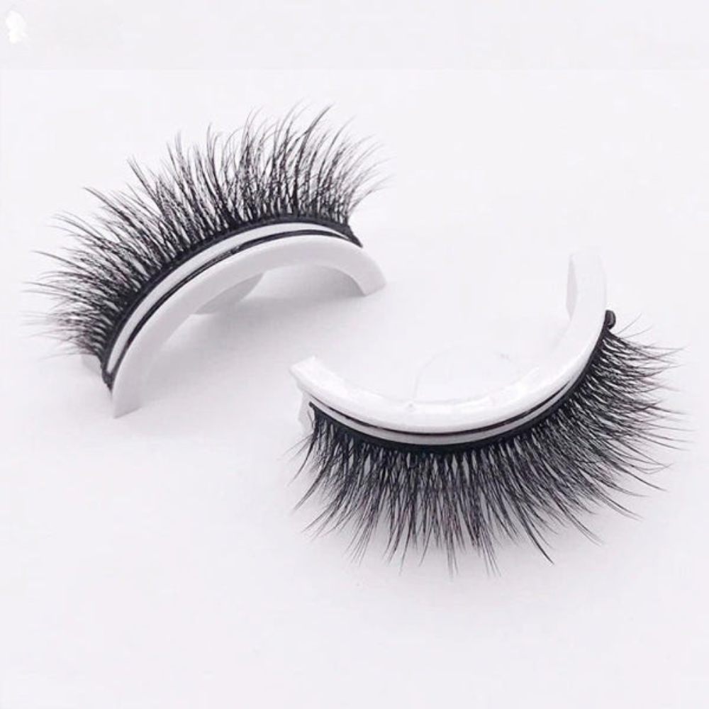 Wiederverwendbare, selbstklebende Wimpern, lang anhaltender Glamour, kein Aufwand