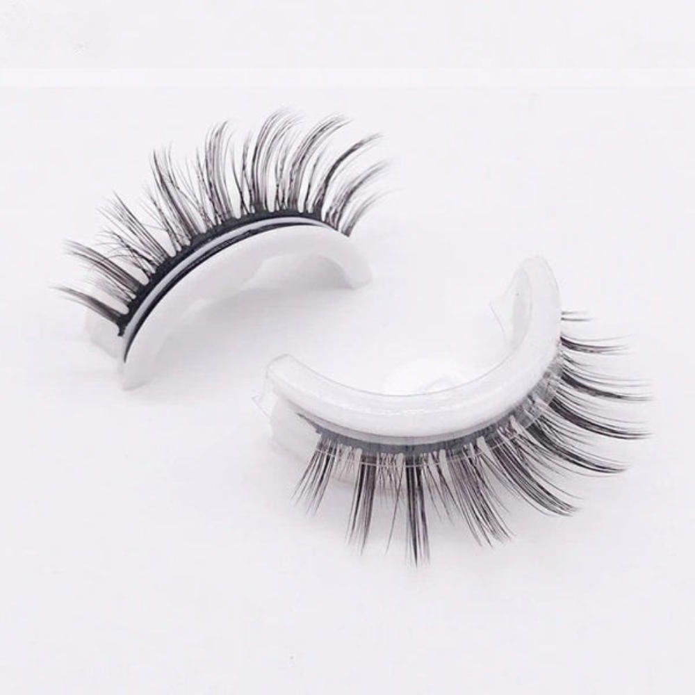 Wiederverwendbare, selbstklebende Wimpern, lang anhaltender Glamour, kein Aufwand