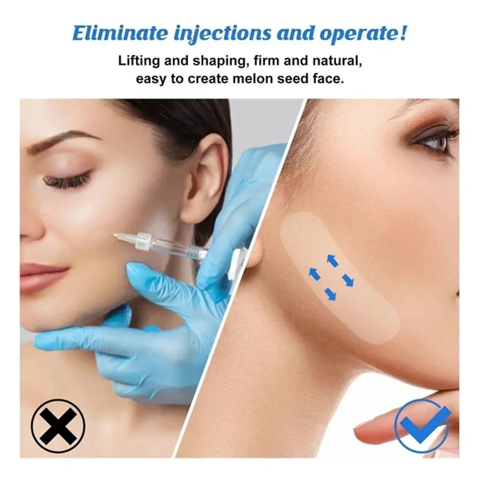Liftique™ - Unsichtbares Facelifting-Klebeband (40 Stück)