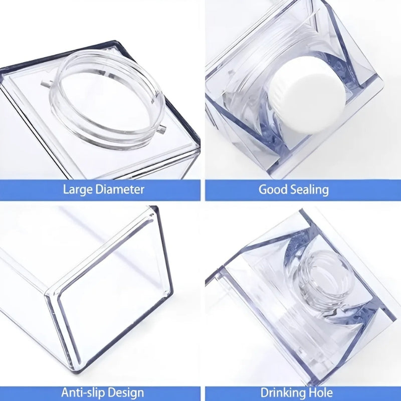 50% RABATT | ClearSip - Transparenter Milchkarton [Letzter Tag Rabatt]