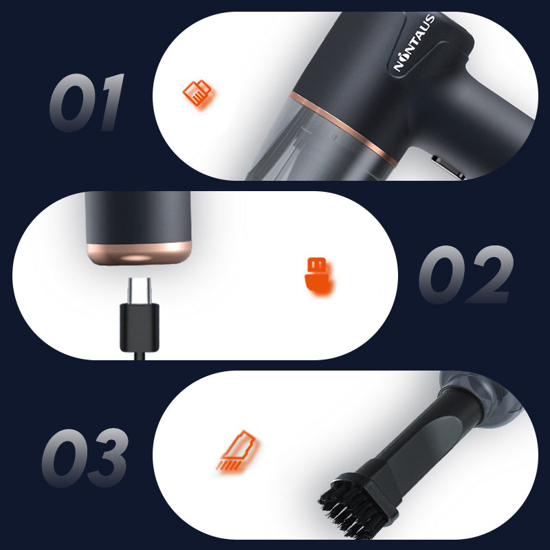 VacPower kabelloser Staubsauger™ – kraftvoll schnelles Reinigen, das Ihnen überallhin folgt