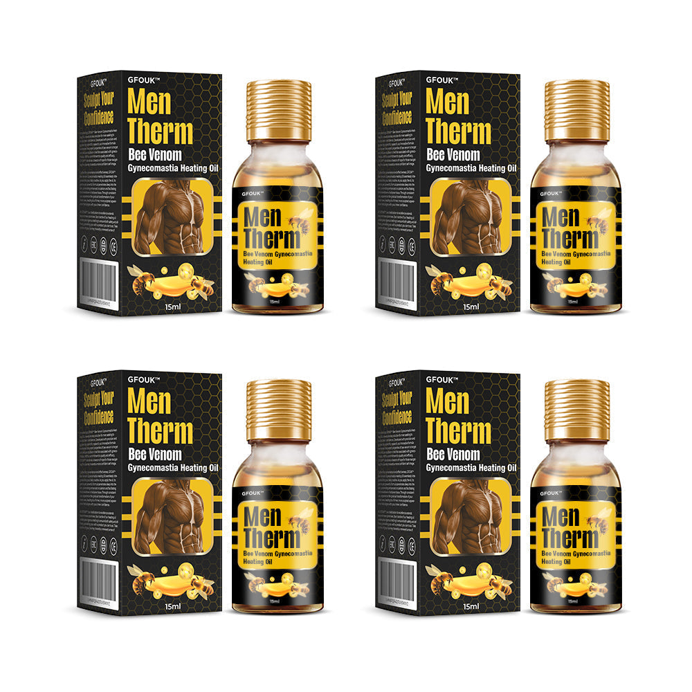 1+1 Gratis | Men Therm™ - Wärmendes Bienengiftöl für Gynäkomastie