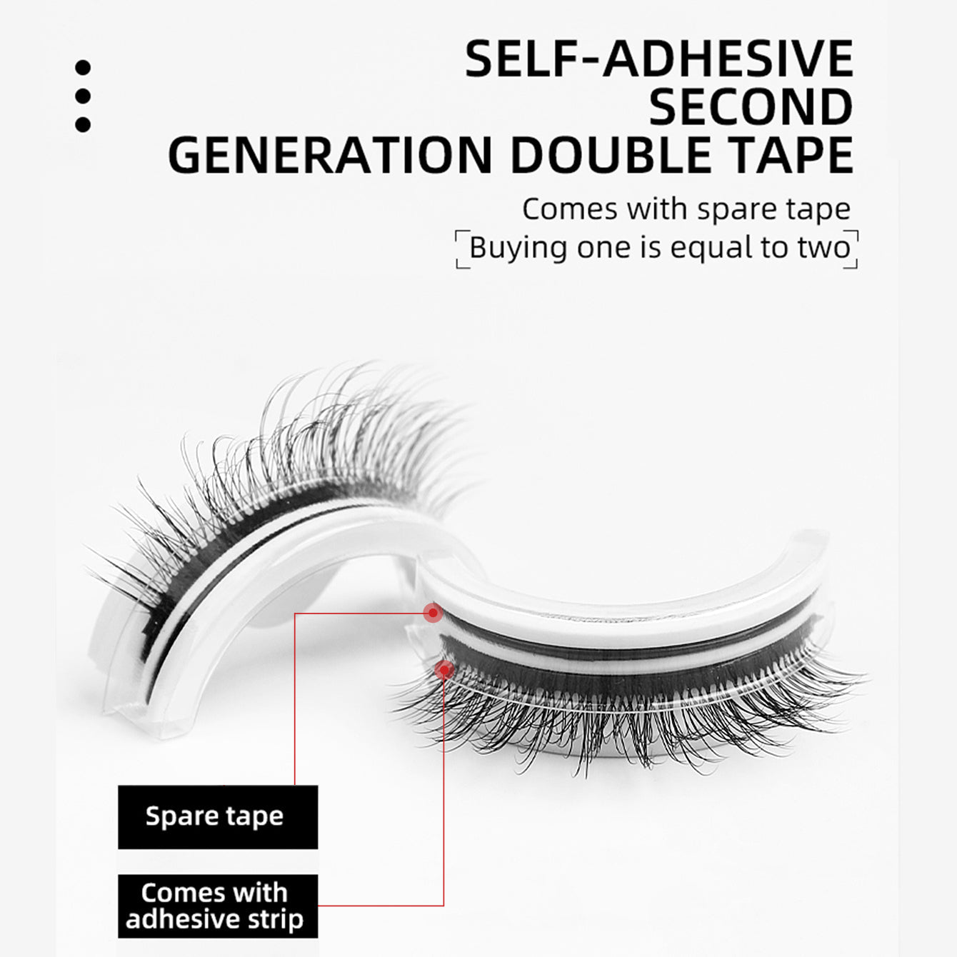 Lurelle™ – Leichte, wiederverwendbare Selbsthaft-Wimpern