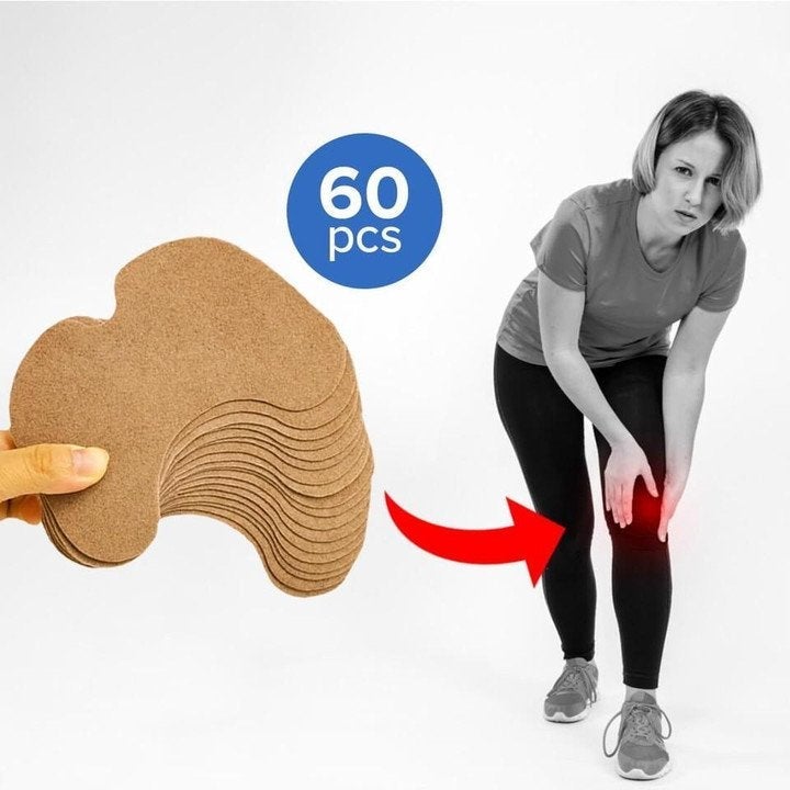PowerPad™ Wärmepflaster für Knieschmerzen | Natürliche Kräuterformel | Tiefenwärme & Sofortige Linderung | Hypoallergen & TCM-basiert