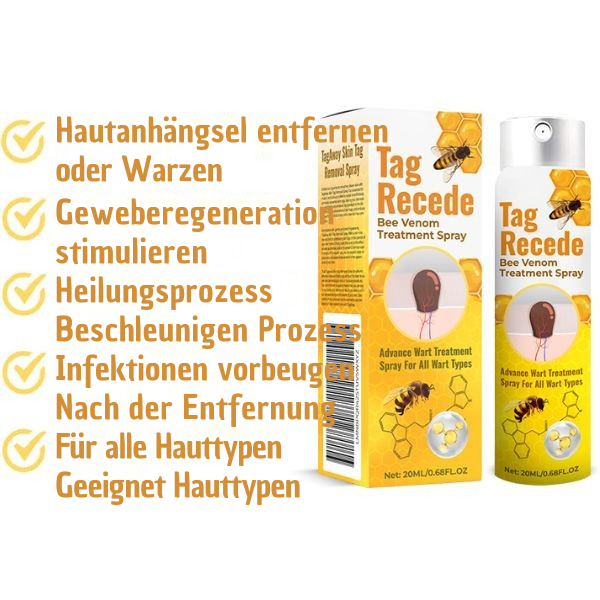 Warzen Spray | Bienengift Formel | Schmerzfrei