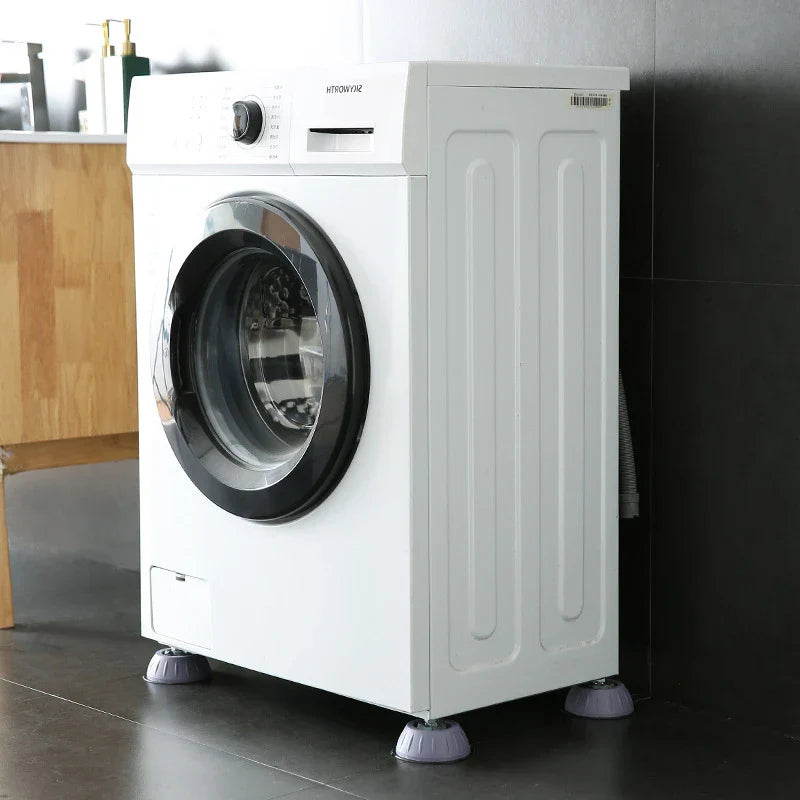4 Set Anti-Vibrations Waschmaschinenfüße - Damit bleibt deine Waschmaschine da wo sie sein soll!