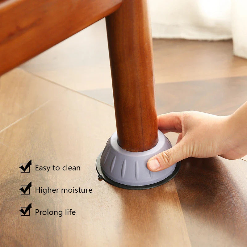 4 Set Anti-Vibrations Waschmaschinenfüße - Damit bleibt deine Waschmaschine da wo sie sein soll!