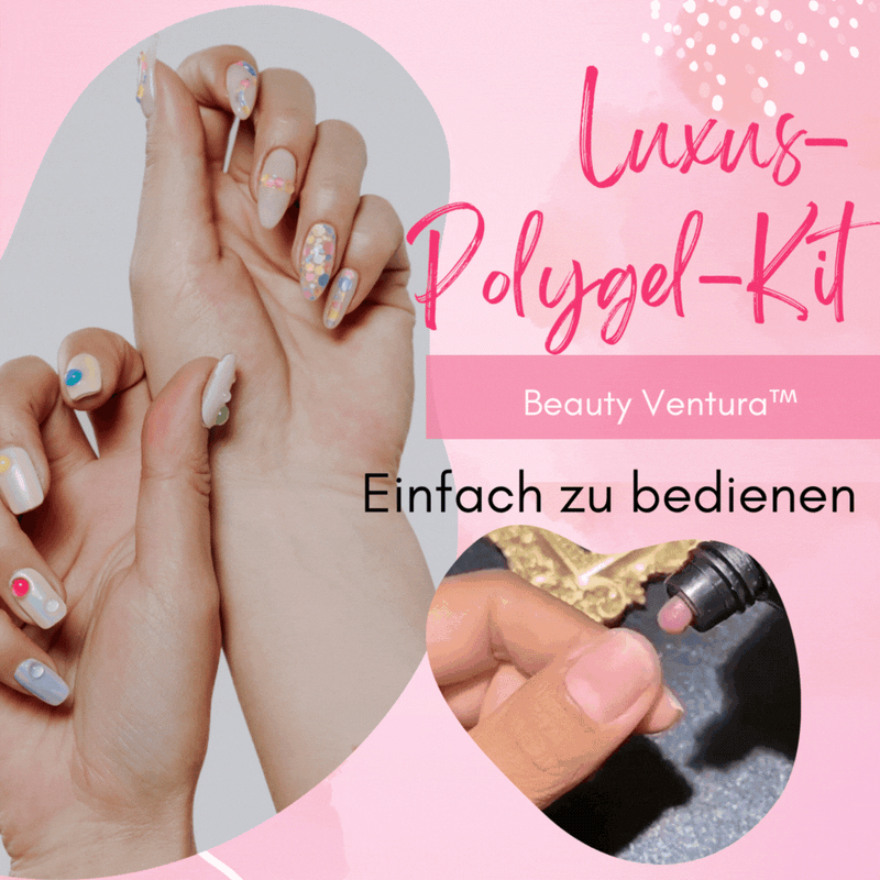 PolynailGelkit™ - Bauen Sie Ihre Nagelverlängerung schnell und einfach in Ihrem Zuhause!