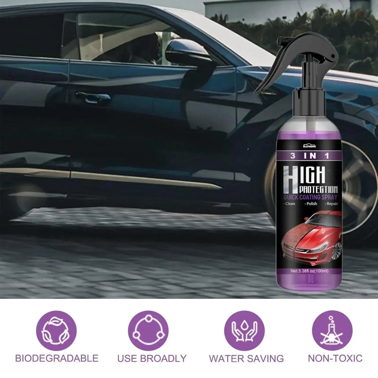 1+1 Gratis | NanoShine™ 3-in-1-Schutzspray