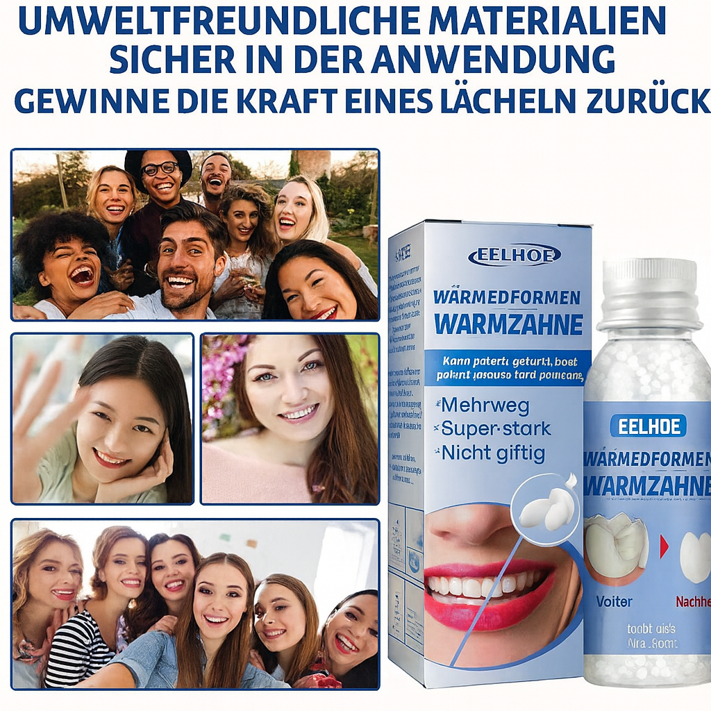 Zahnreparatur Set | Sofort Zahnlücken Füllen | Natürliche Zahnfarbe | ToothPerfect