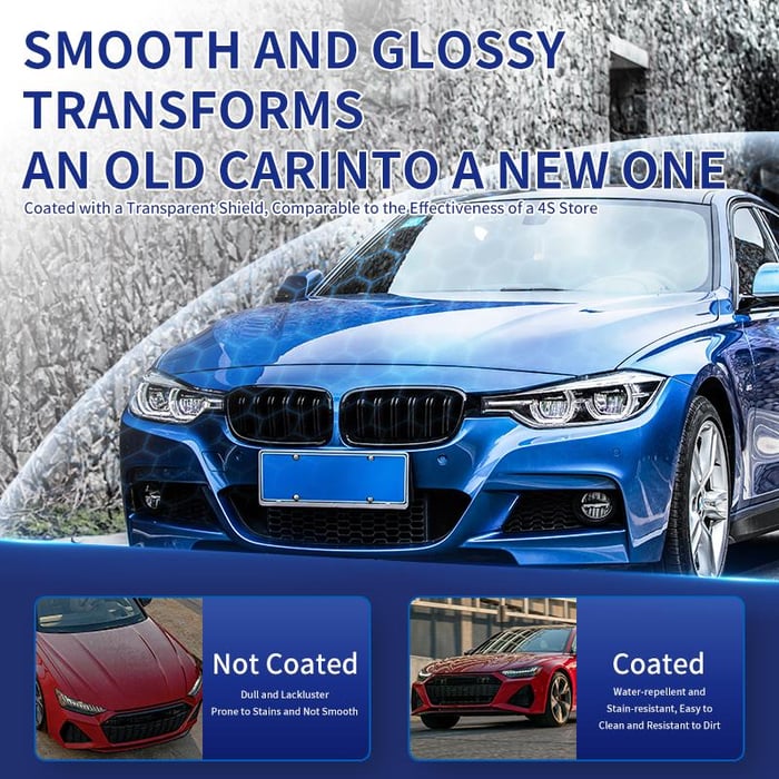 1+1 Gratis | Glosso™ - Hochwertiges Schnellbeschichtungsspray für Autos