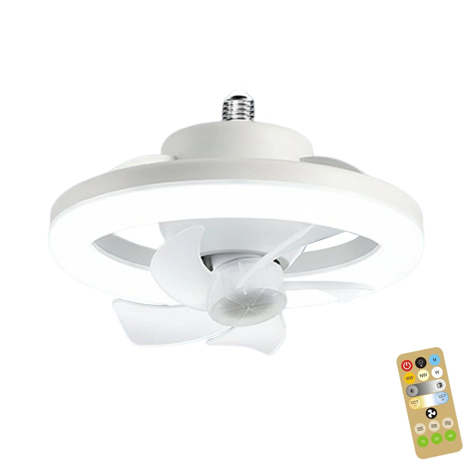 LED-Deckenventilator mit Fernbedienung – Leise & Stilvolle Kühlung