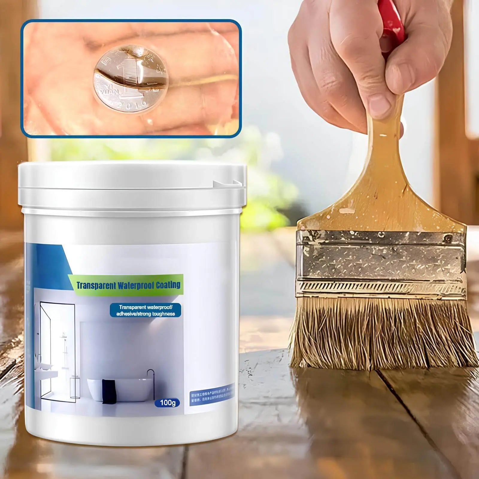 HydroSealPro™ — Dichtet sofort und bewahrt die Schönheit Ihres Hauses