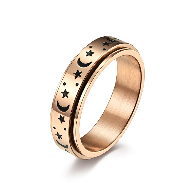 Ecliptify™ - Rotierender Ring mit Mond und Sternen