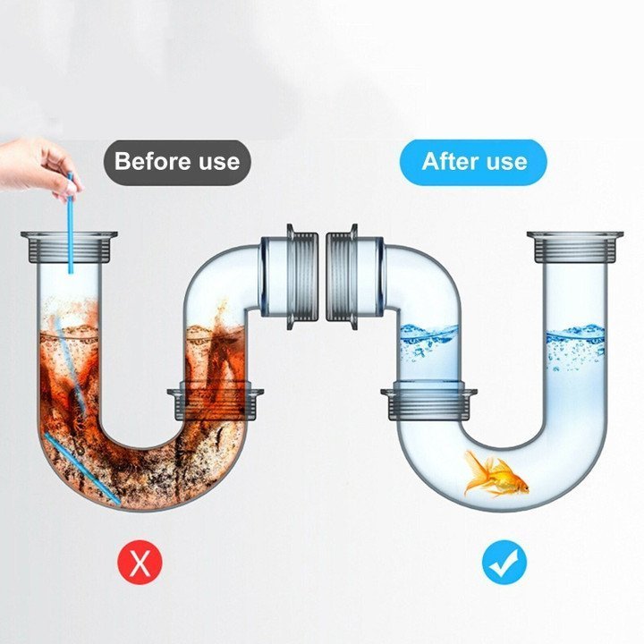 1+1 GRATIS | 12/set Pipe Cleaning Sticks™ Erfrischen Sie Ihr Zuhause durch schnelle Beseitigung von Abflussgerüchen