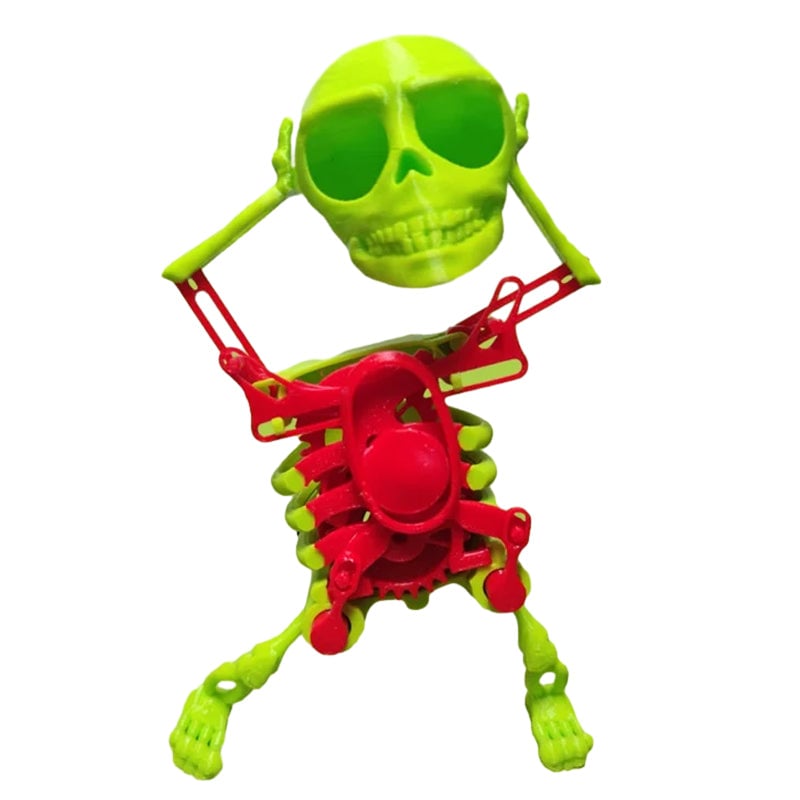 Tanzendes & schwingendes 3D-Schädel-Spielzeug – Ideal für Büros, Regale & Arbeitsplätze