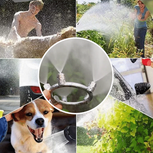 Ring-Sprühdüse mit Nebelfunktion – Ideal für Pferdestall, Weinberg, Landwirtschaft & Garten