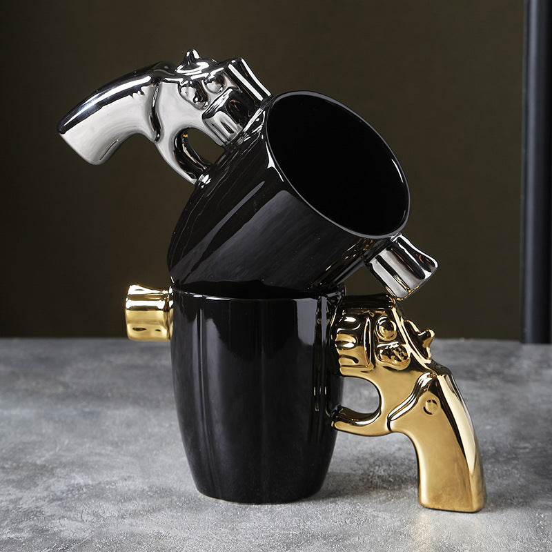 GunMug™ - Kreative Neuheit Kaffeetasse mit Revolvergriff