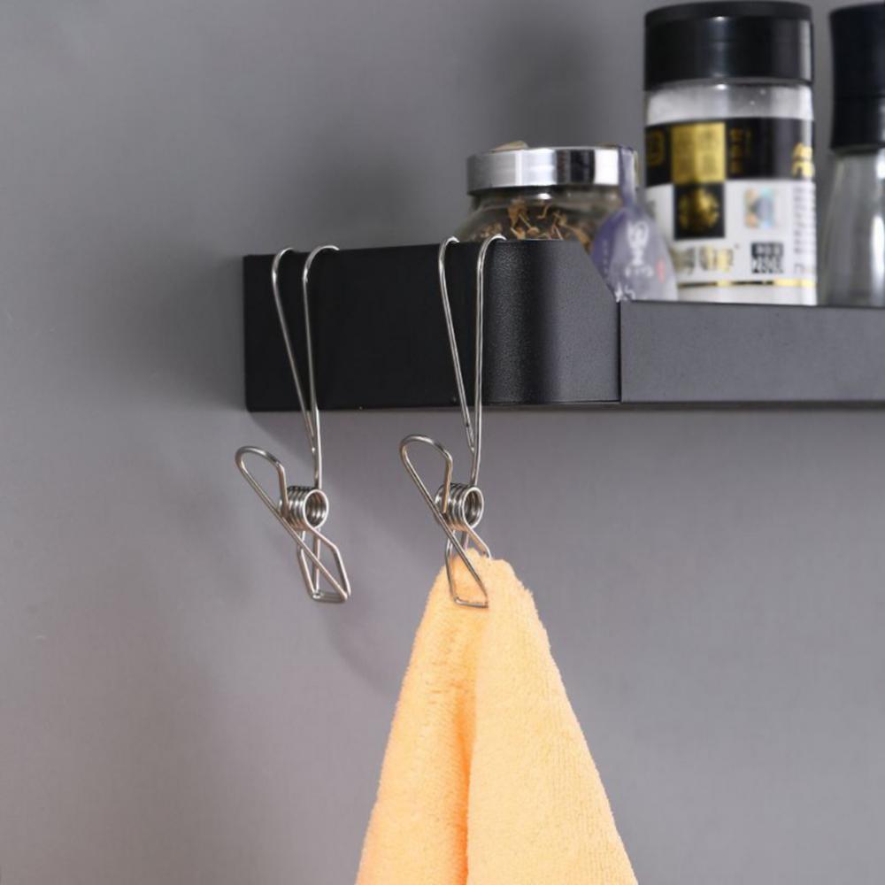 Edelstahl-Langclip mit Haken  – (4 Stück/Set) Aufhängen und Versiegeln