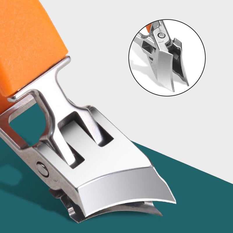 CutterPro™ - Weit öffnende, spritzwassergeschützte, abgewinkelte Nagelknipser