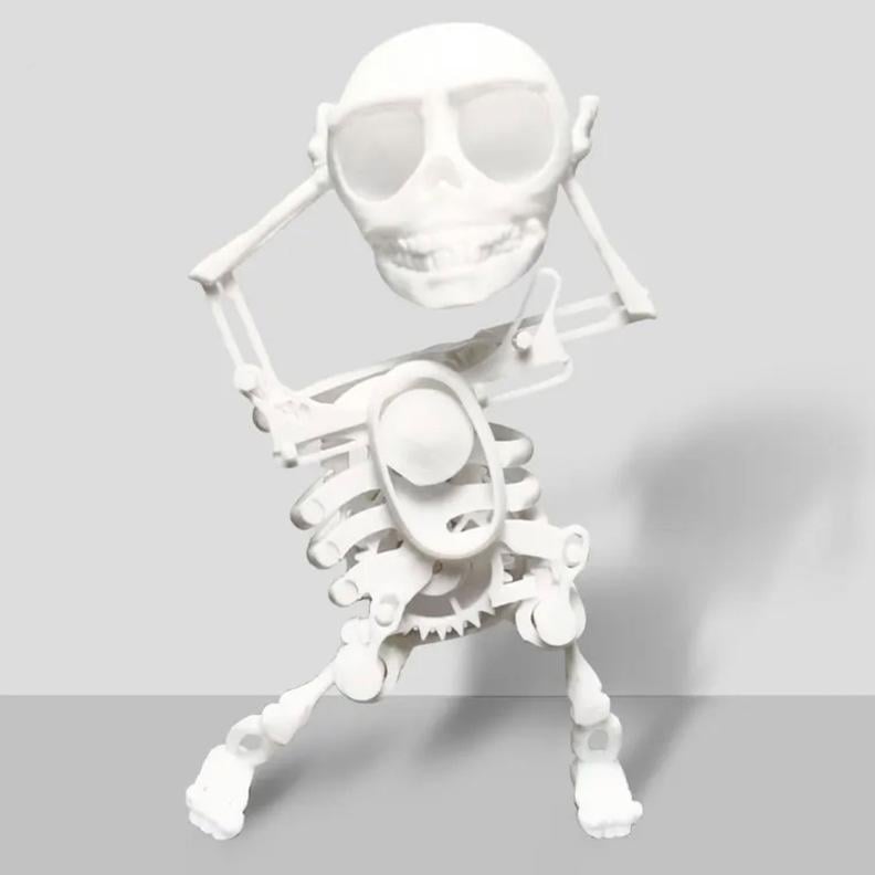 Tanzendes & schwingendes 3D-Schädel-Spielzeug – Ideal für Büros, Regale & Arbeitsplätze