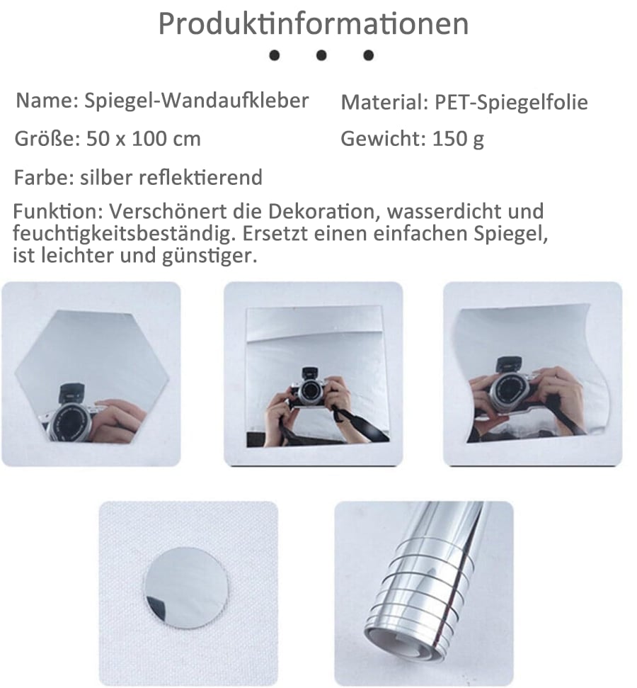 VivaShield™ Spiegelfolie – Kristallklare Sicherheit, die Ihre Familie und Ihr Zuhause schützt