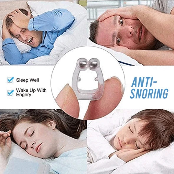 1+1 Gratis | Magnetische Nase Anti-Schnarch-Gerät™ - Verbesserung der Schlafhilfe Apnoe