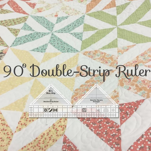 QuiltPro™ - 90-Grad Doppelstreifen-Steppmaß