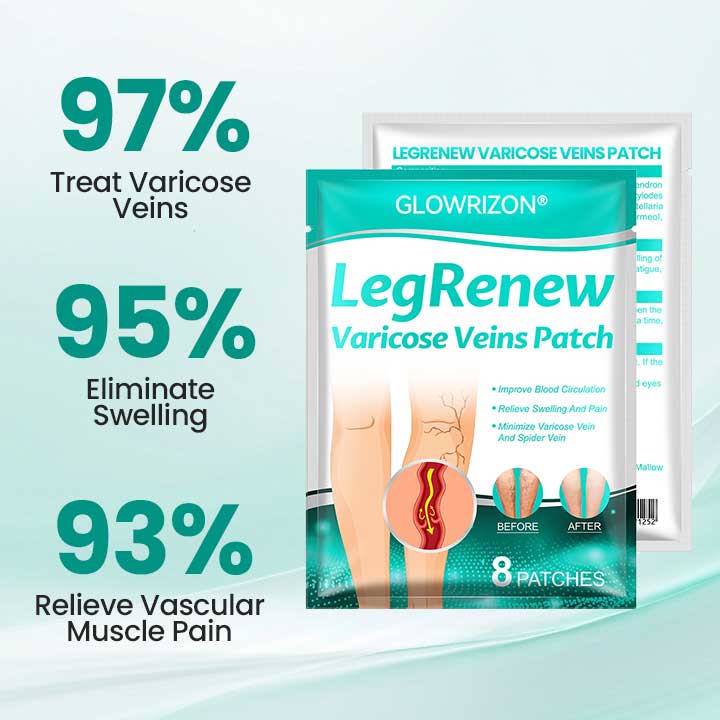 1+1 Gratis | Glowrizon™ LegRenew Pflaster – Glatte, Schmerzfreie Beine Ohne Operation Enthüllen
