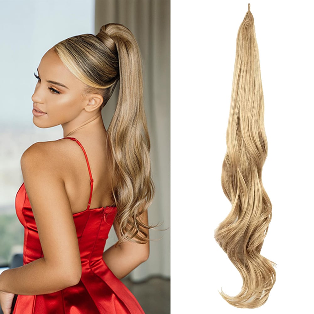 LuxPferdeschwanz | Hochwertige Haarverlängerungen im Welligen Look