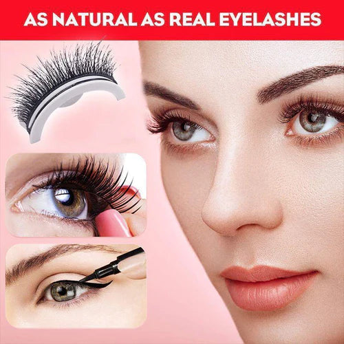 1+1 Gratis | GlamLash™ Selbstklebende wiederverwendbare Wimpern